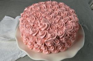 Smash cake roze
