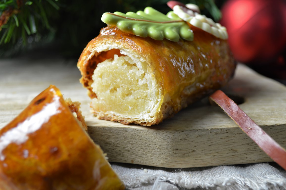 Mini amandel kerststaaf bestellen | Bakkerij van der Grijn
