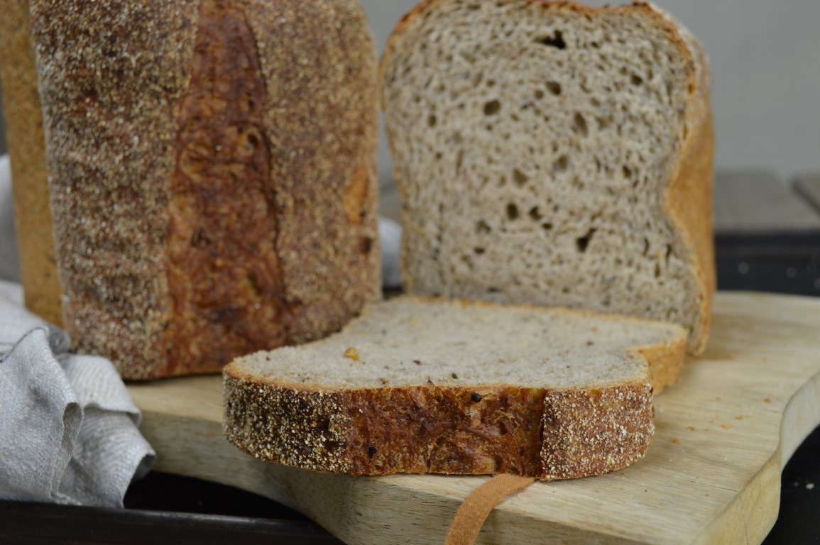 Boekweit en zaden brood